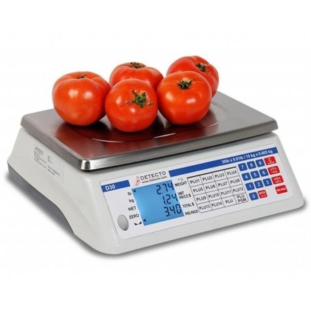 CARDINAL SCALE CardinalScales D15 13.4 x 13.4 in Electronic Price Computing Scale; 15 lbs D15